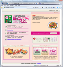 customized website for restaurants